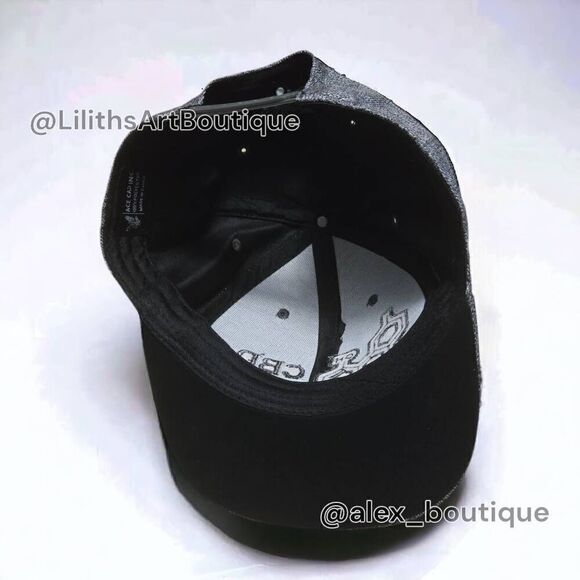 Embroidered Flat-brim Cap Unisex (V002) - Picture 8 of 9